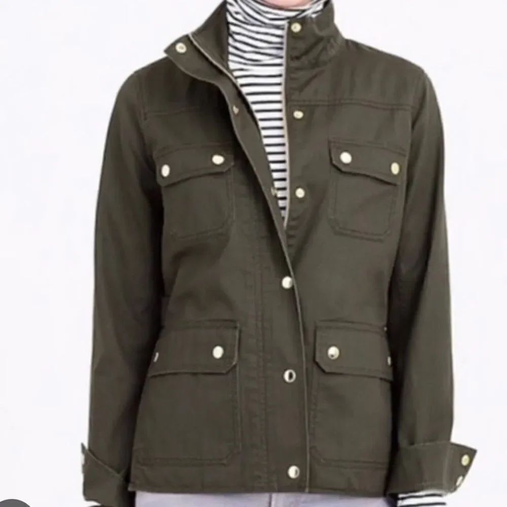 J. Crew downtown field jacket in green xxs